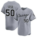 STECN C.White Sox #50 Lenyn Sosa Player Gray Road Limited Home Stitched Jerseys