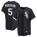 STECN C.White Sox #5 Munetaka Murakami Player Black Home Game Stitched Jerseys