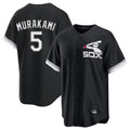 STECN C.White Sox #5 Munetaka Murakami Player Black Spring Training Game Stitched Jerseys