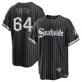 STECN C.White Sox #64 Shane Smith Player Black City Connect Home Game Stitched Jerseys