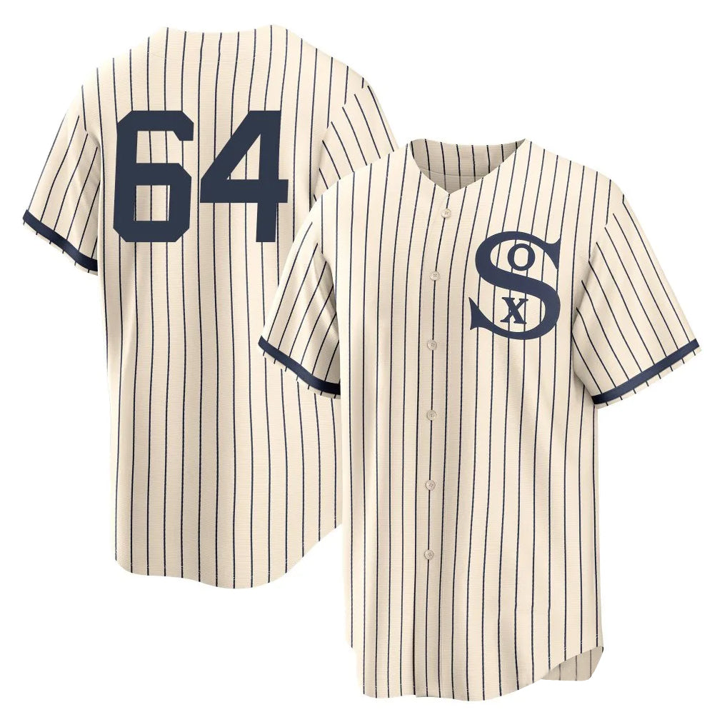 STECN C.White Sox #64 Shane Smith Player Cream Field of Dreams Home Game Stitched Jerseys