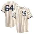 STECN C.White Sox #64 Shane Smith Player Cream Field of Dreams Home Game Stitched Jerseys