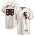 STECN C.White Sox #88 Luis Robert Jr Player Cream Cooperstown Collection Limited Home Stitched Jerseys