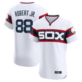 STECN C.White Sox #88 Luis Robert Jr Player White T-shirt Limited Elite Home Stitched Jerseys