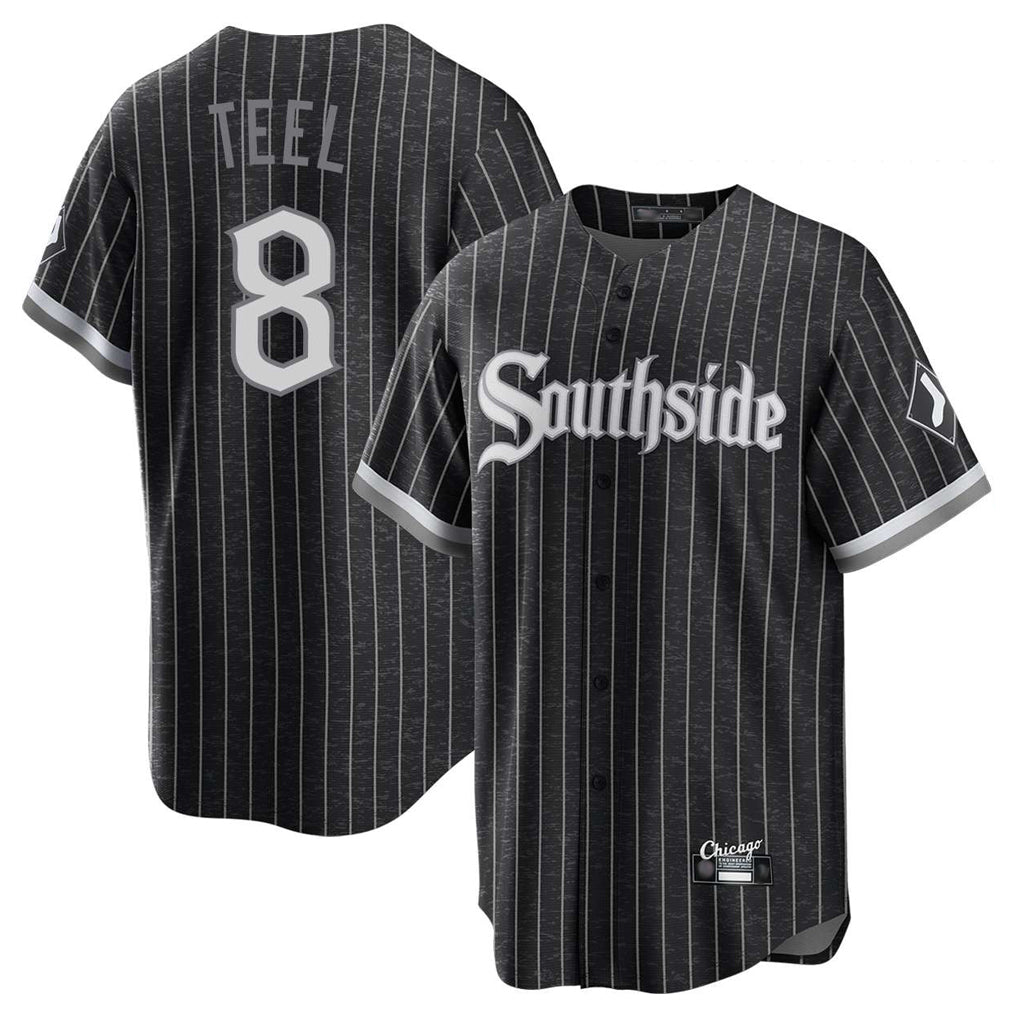 STECN C.White Sox #8 Kyle Teel Player Black City Connect Home Game Stitched Jerseys