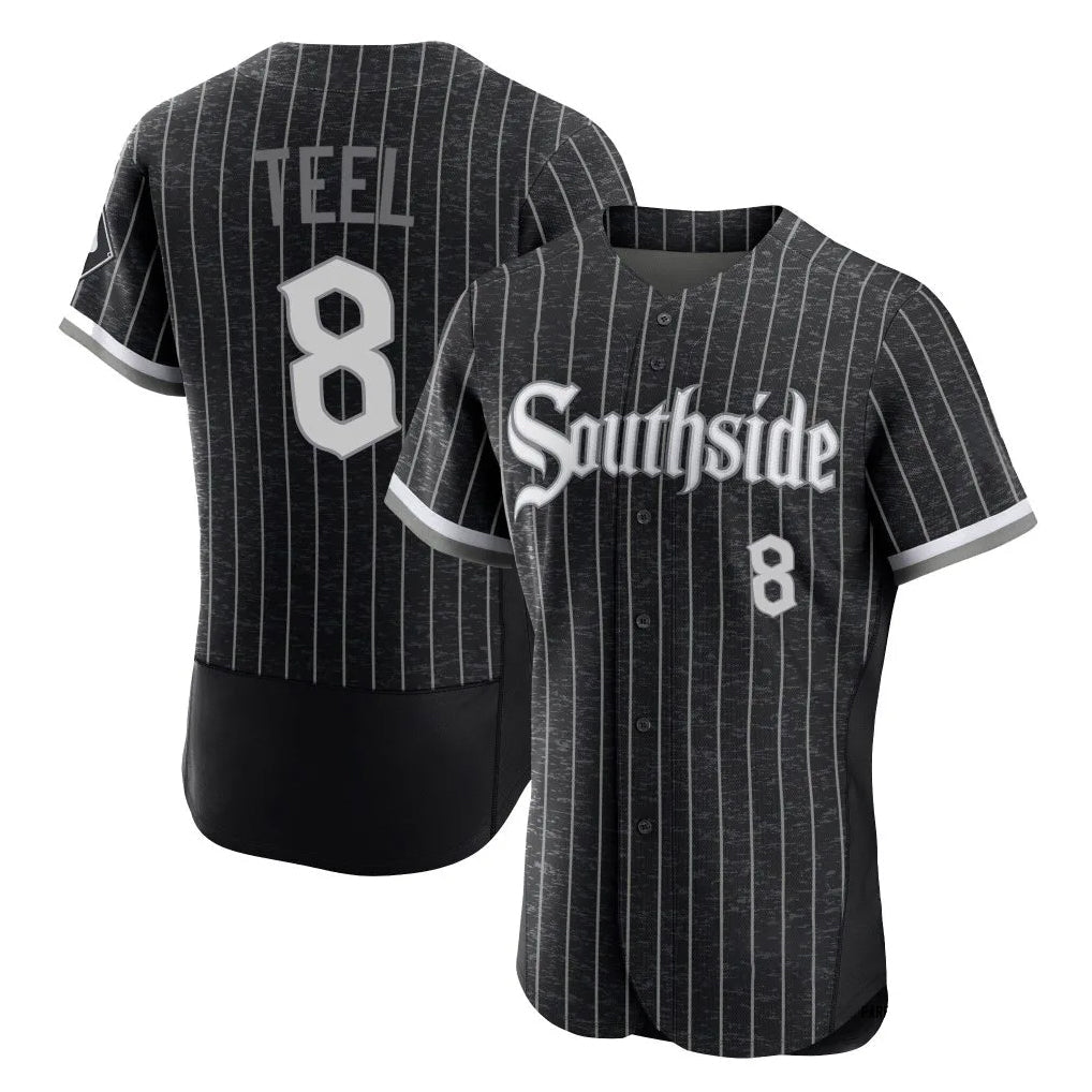 STECN C.White Sox #8 Kyle Teel Player Black City Connect Limited Elite Home Stitched Jerseys