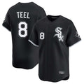 STECN C.White Sox #8 Kyle Teel Player Black Limited Home Stitched Jerseys
