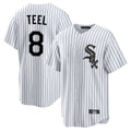 STECN C.White Sox #8 Kyle Teel Player White Stripe Home Game Stitched Jerseys