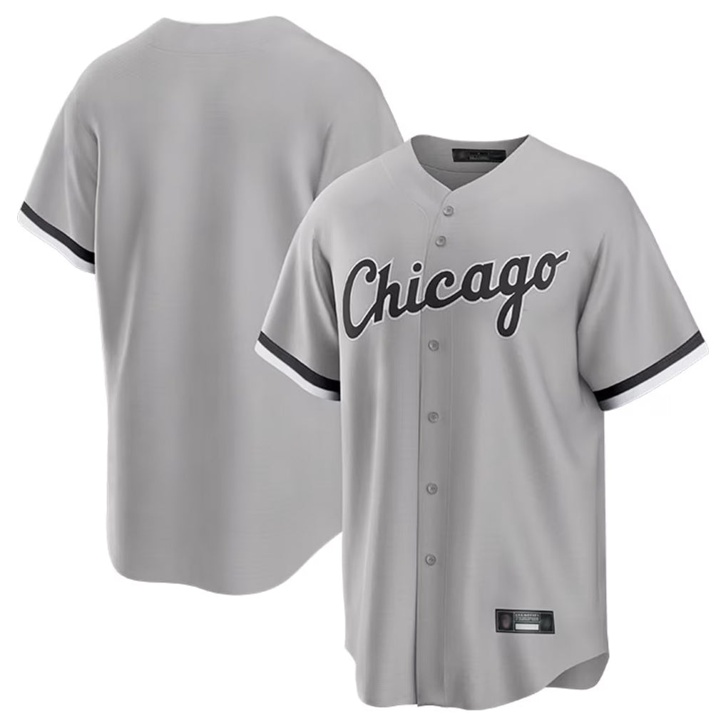 STECN C.White Sox ## White Sox Blank Player Gray Home Game Stitched Jerseys