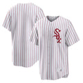 STECN C.White Sox ## White Sox Blank Player Red Stripe White Home Game Stitched Jerseys