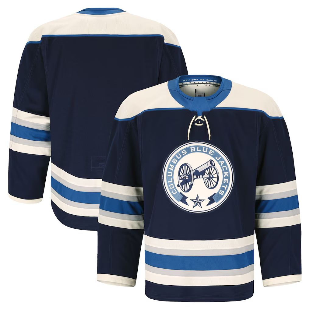 STECN CB.Jackets Navy Alternate Authentic Pro Jersey