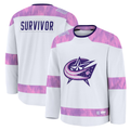 STECN CB.Jackets White Hockey Fights Cancer Survivor Practice Jersey