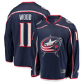 STECN CB.Jackets #11 Miles Wood Navy Home Breakaway Jersey