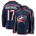 STECN CB.Jackets #17 Mason Marchment Navy Home Premier Breakaway Player Jersey