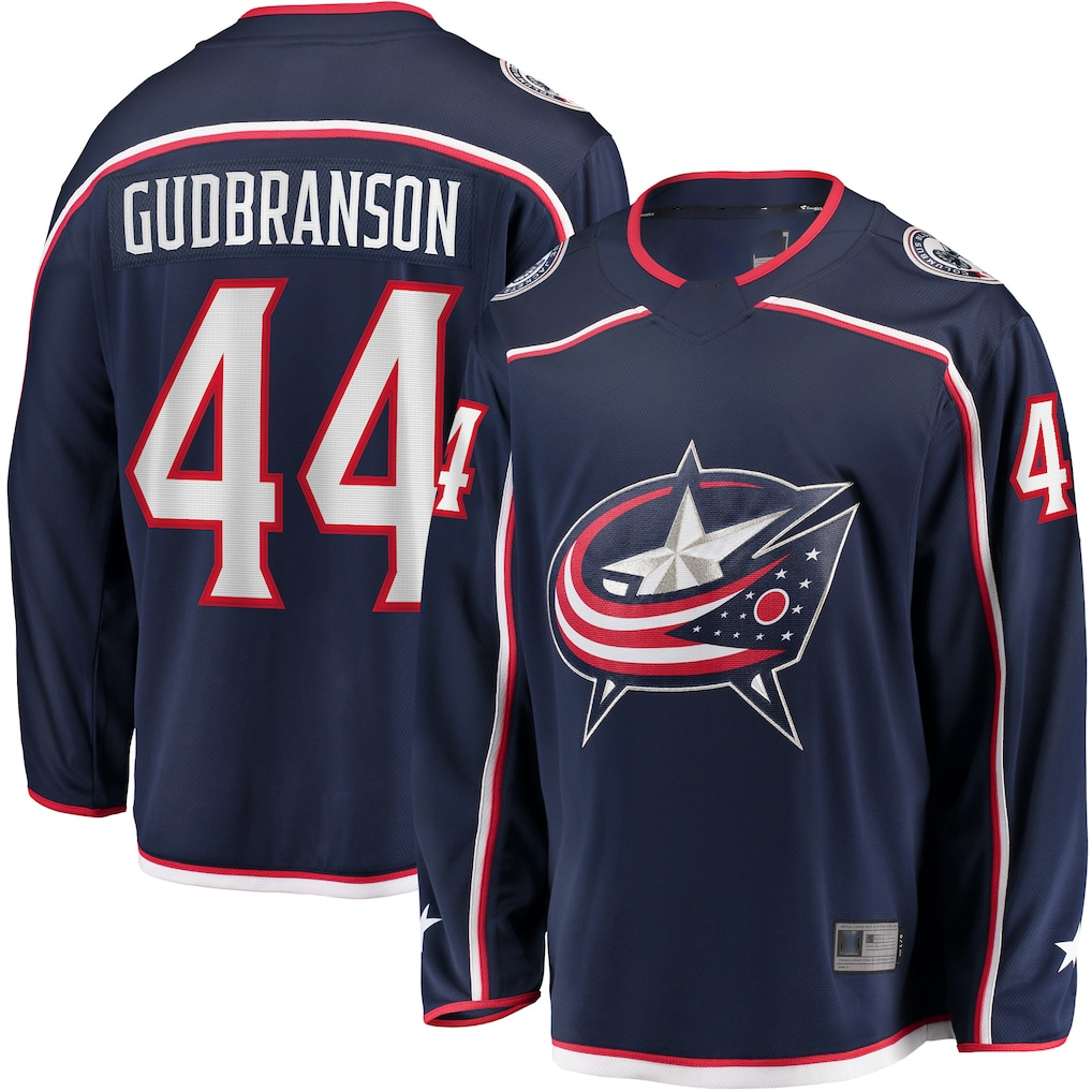 STECN CB.Jackets #44 Erik Gudbranson Navy Home Breakaway Player Jersey