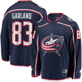 STECN CB.Jackets #83 Conor Garland Navy Home Breakaway Jersey