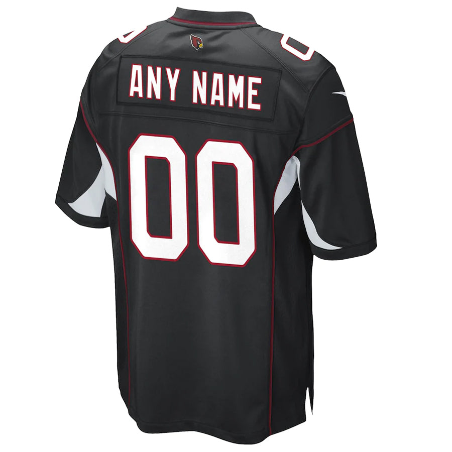 STECN Custom A.Cardinals Black Game Stitched Jerseys