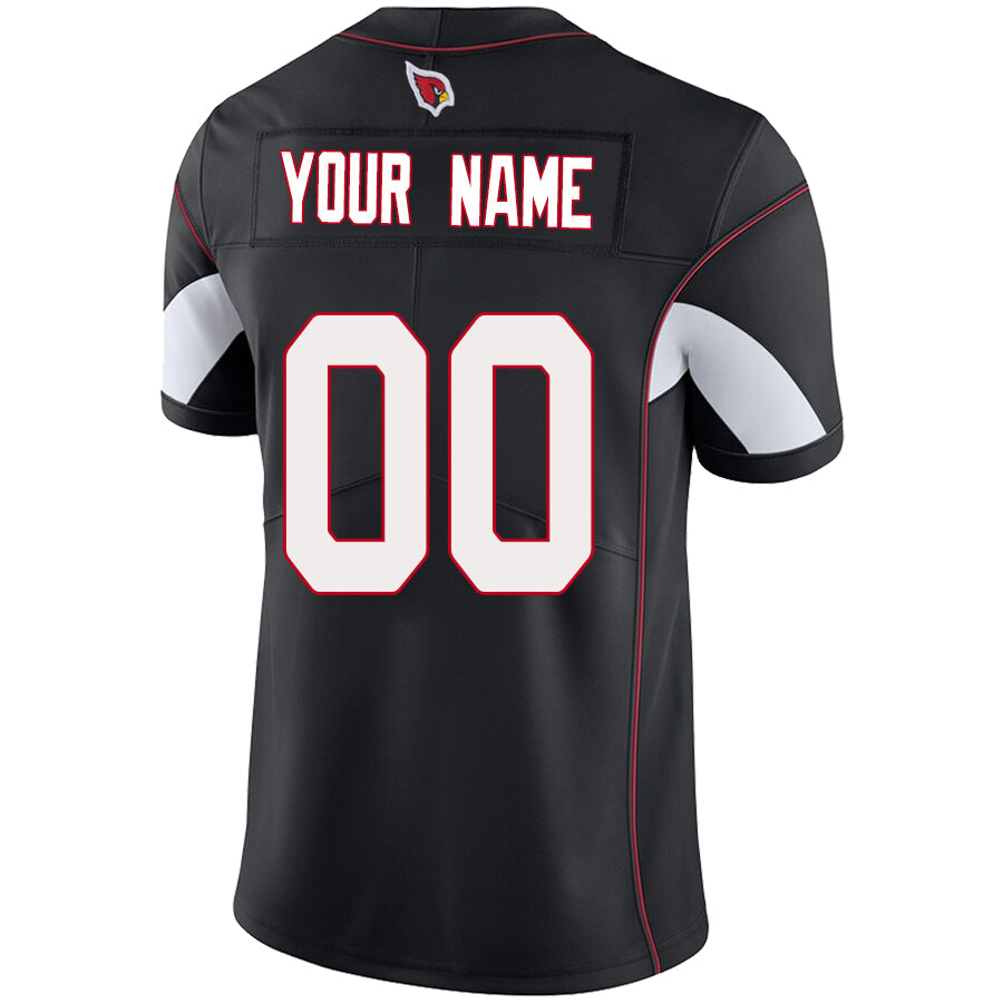 STECN Custom A.Cardinals Black Vapor Untouchable Elite Stitched Jerseys
