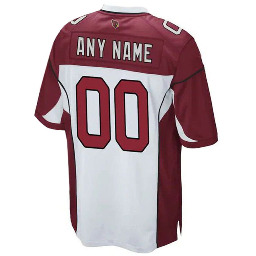 STECN Custom A.Cardinals White-Red Game Stitched Jerseys
