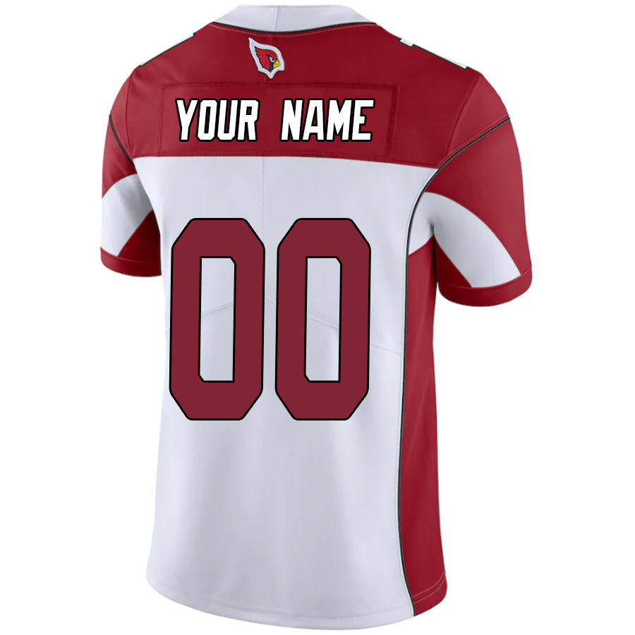 STECN Custom A.Cardinals White-Red Vapor Untouchable Elite Stitched Jerseys