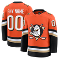 STECN Custom A.Ducks Orange Home Premium Jerseys