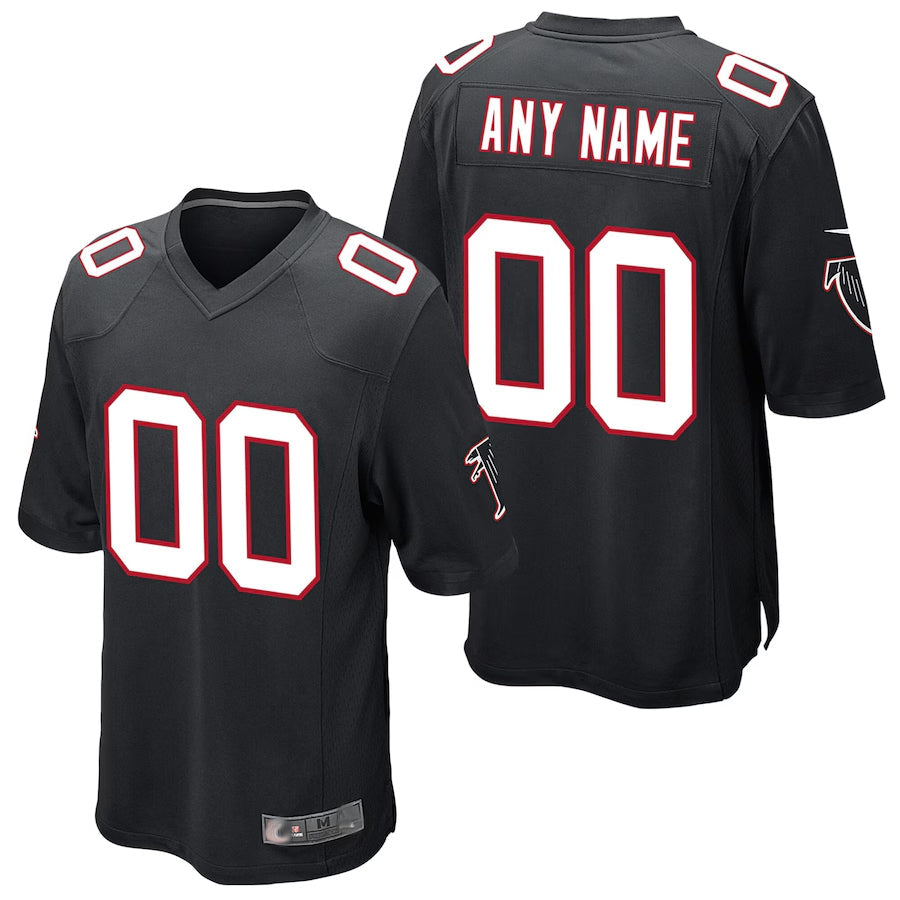 STECN Custom A.Falcons Black Alternate Game Stitched Jerseys