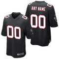 STECN Custom A.Falcons Black Alternate Game Stitched Jerseys