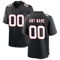 STECN Custom A.Falcons Black Throwback Limited Home Game Any Name & Numbers Stitched Jerseys