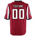 STECN Custom A.Falcons Red Game Stitched Jerseys