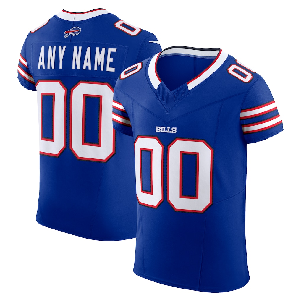 STECN Custom B.Bills Royal Vapor F.U.S.E. Elite Stitched Jerseys