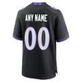 STECN Custom B.Ravens Black Home Game Any Name & Numbers Stitched Jerseys