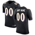 STECN Custom B.Ravens Black Speed Machine Elite Stitched Jerseys