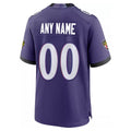 STECN Custom B.Ravens Purple Home Game Any Name & Numbers Stitched Jerseys