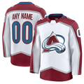 STECN Custom C.Avalanche White Away Premium Jerseys