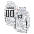 STECN Custom C.Bears Arctic Camo Salute to Service Pullover Hoodies Limited Any Name & Numbers Stitched Jerseys