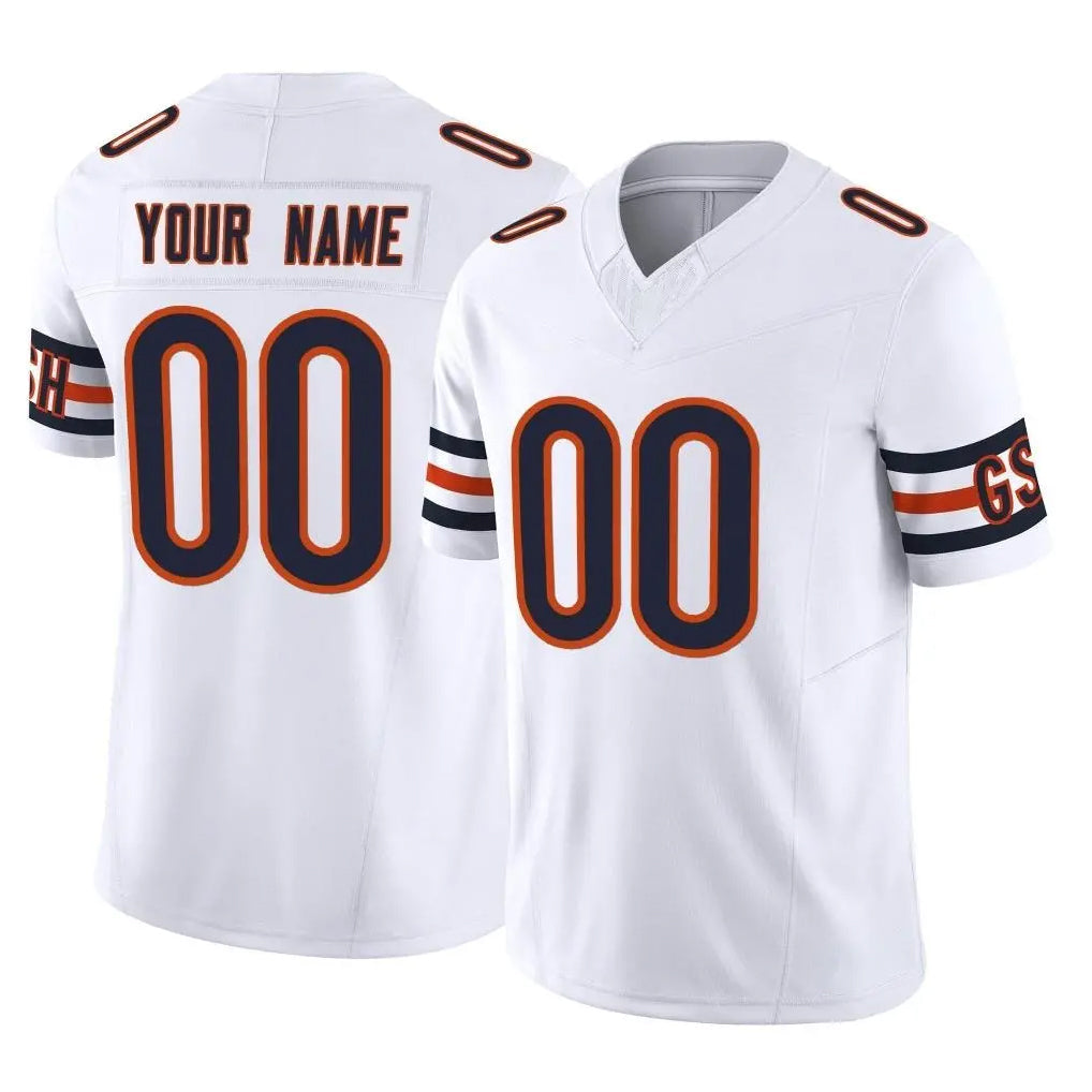 STECN Custom C.Bears White Vapor F.U.S.E. Limited Home Game Any Name & Numbers Stitched Jerseys