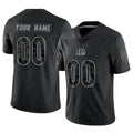 STECN Custom C.Bengals Black Reflective Limited Game Any Name & Numbers Stitched Jerseys