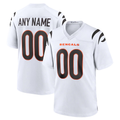 STECN Custom C.Bengals White Game Stitched Jerseys