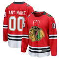 STECN Custom C.Blackhawks Red Centennial Breakaway Jerseys