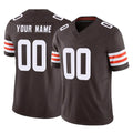 STECN Custom C.Browns Brown Vapor F.U.S.E. Limited Home Game Any Name & Numbers Stitched Jerseys
