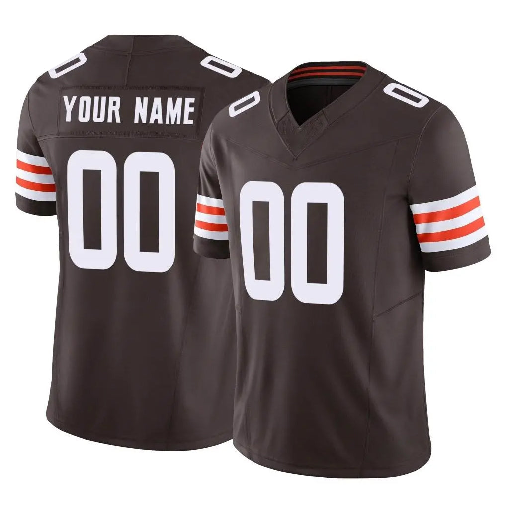 STECN Custom C.Browns Brown Vapor F.U.S.E. Limited Home Game Any Name & Numbers Stitched Jerseys