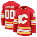 STECN Custom C.Flames Red Home Premium Jerseys