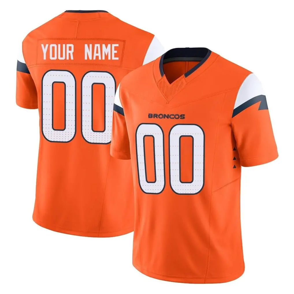 STECN Custom D.Broncos Orange Vapor F.U.S.E. Limited Home Game Any Name & Numbers Stitched Jerseys