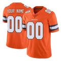 STECN Custom D.Broncos Orange Vapor Untouchable Limited Home Game Any Name & Numbers Stitched Jerseys