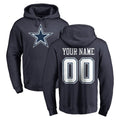 STECN Custom D.Cowboys Navy Pullover Hoodies Limited Any Name & Numbers Stitched Jerseys