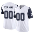 STECN Custom D.Cowboys White-Navy Limited Vapor F.U.S.E. Home Game Any Name & Numbers Stitched Jerseys