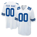 STECN Custom D.Cowboys White Home Game Any Name & Numbers Stitched Jerseys