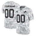STECN Custom D.Lions Arctic Camo Salute To Service Limited Any Name & Numbers Stitched Jerseys