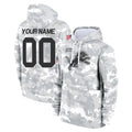 STECN Custom D.Lions Arctic Camo Salute to Service Hoodies Limited Game Any Name & Numbers Stitched Jerseys