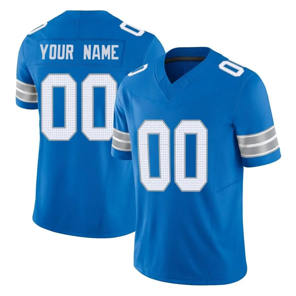 STECN Custom D.Lions Blue Limited Vapor F.U.S.E. Alternate Home Game Any Name & Numbers Stitched Jerseys